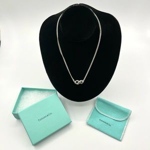 Tiffany and Co Double Strand Infinity Necklace